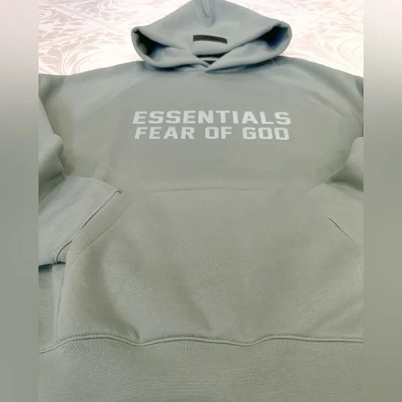 Essentials Fear Of God (FOG) Hoodie Sycamore size Small Spring Summer 2023